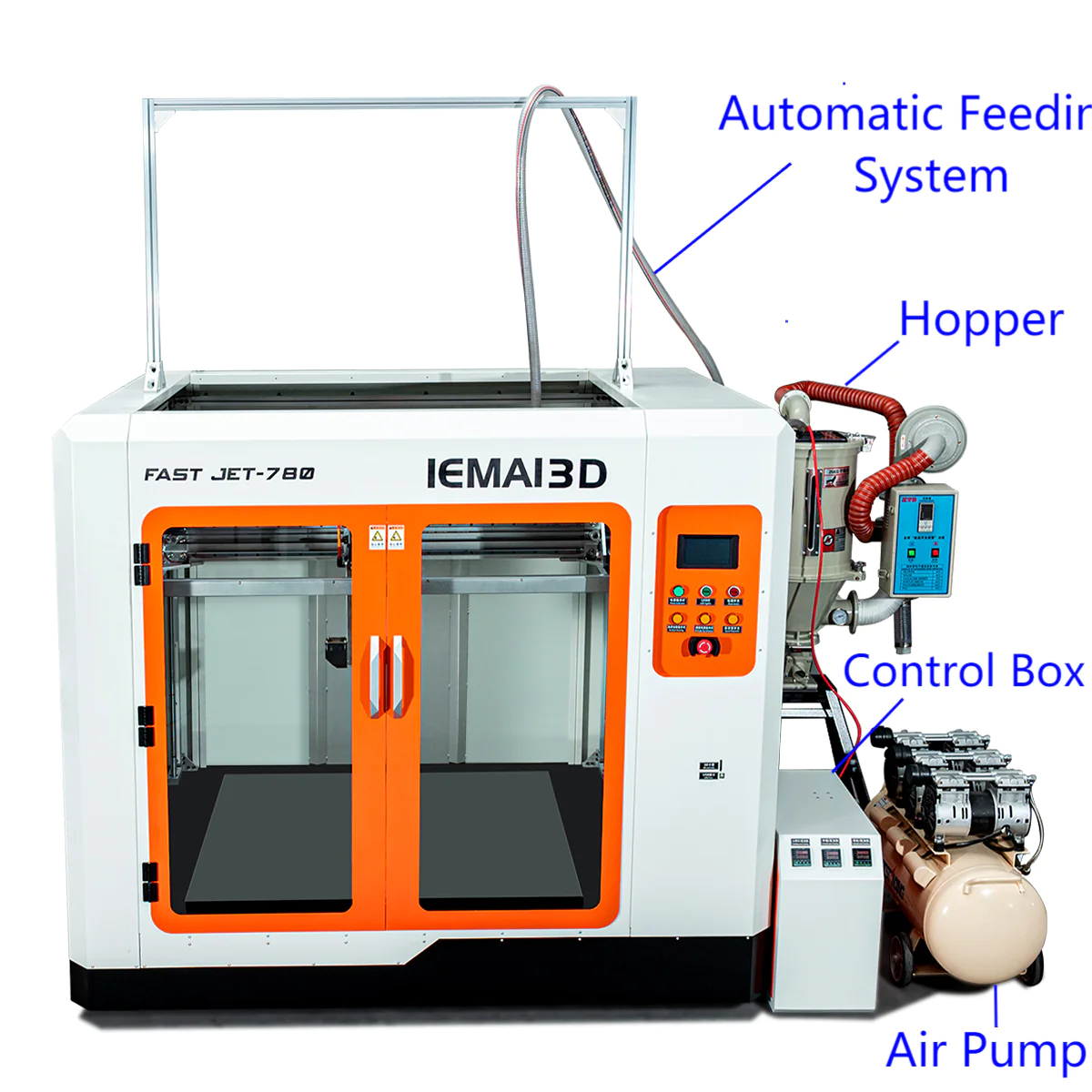 Pellet 3D printer: IEMAI FAST JET-780 3D Printer