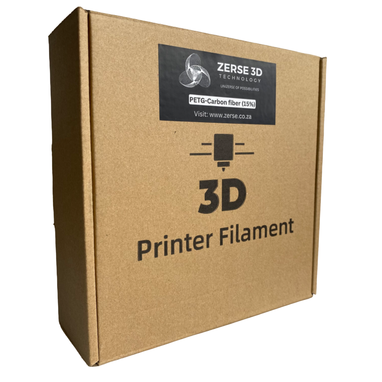 Zerse 3D PETG - Carbon Fiber 1.75mm (1kg)