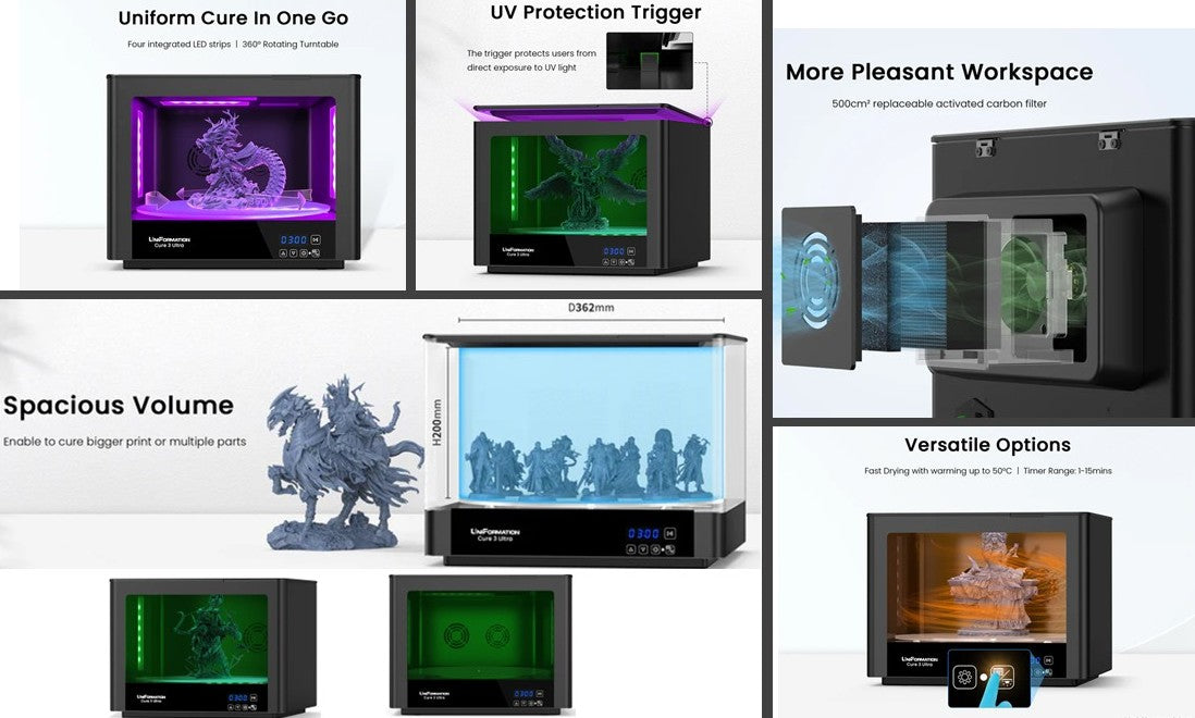 UniFormation Cure3 Ultra - Curing Machine for GK3 Ultra